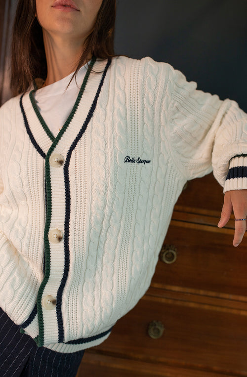Belle Époque Ivory Cardigan