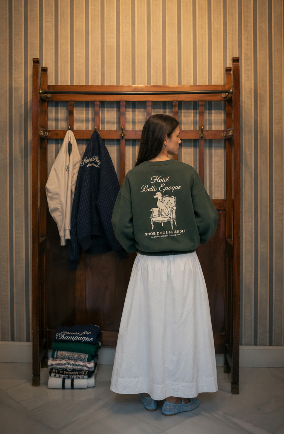 Sudadera Relaxed Snob Dogs Green