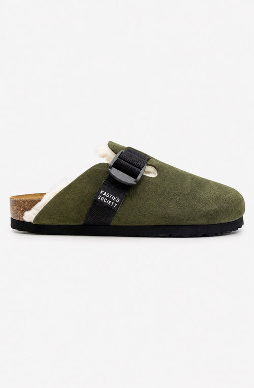 Zuecos Kaotiko Cloggy Khaki