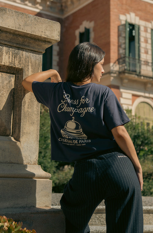 Champagne Navy T-shirt