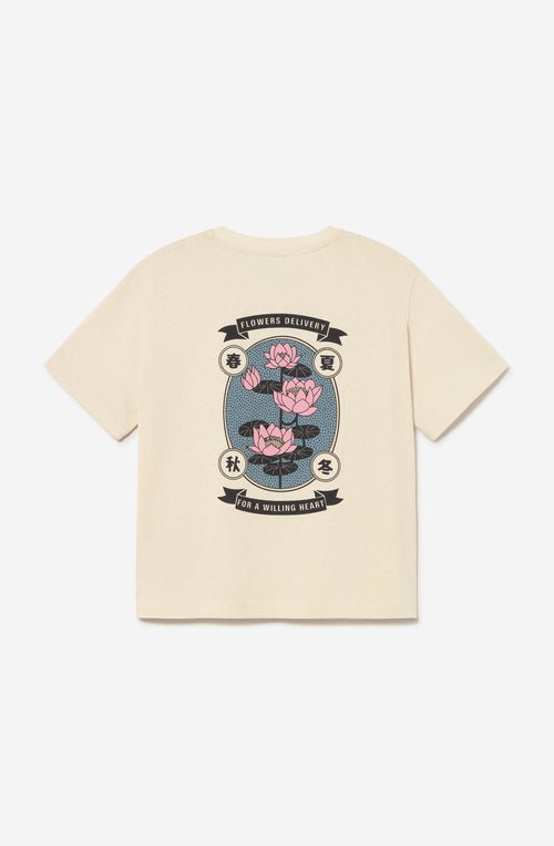 Flowers Delivery Organic Cotton T-Shirt