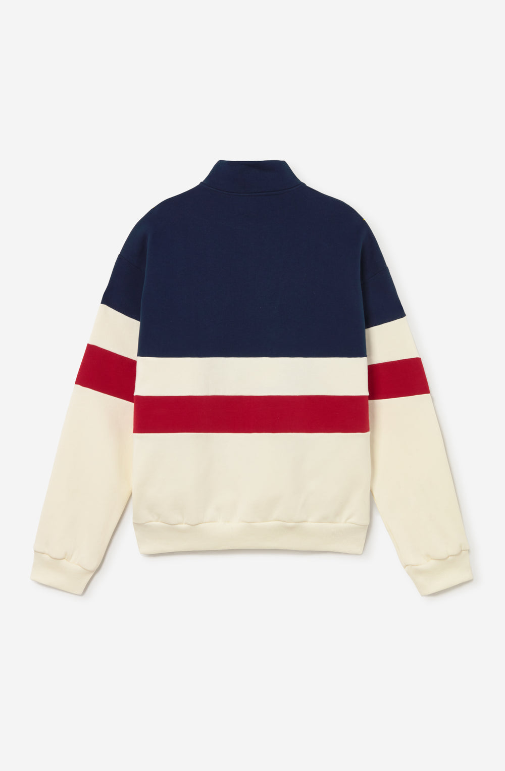 Sudadera Crew  Zipper Carter Ivory/Blue/Salsa