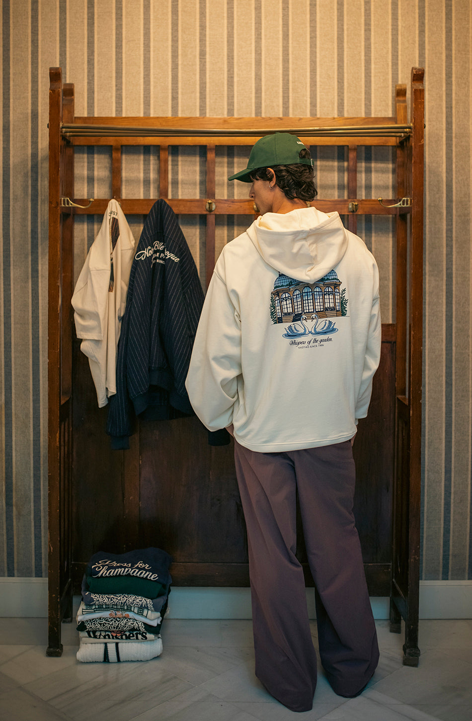 Sudadera Oversize Garden Ivory