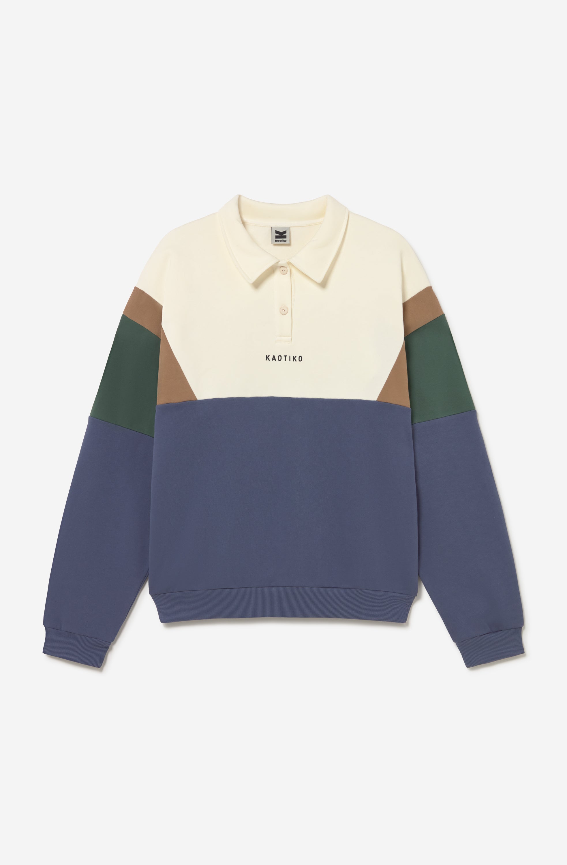 Polo Shirt Harry Ivory/Brown/Green/Blue