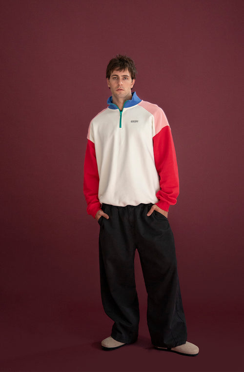 Air Breeze Sweatshirt Ivory / Blue / Pink / Red
