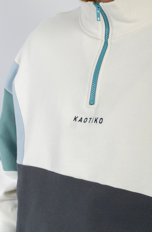 Arthur Ivory Black Niagara Relaxed Fit Sweatshirt