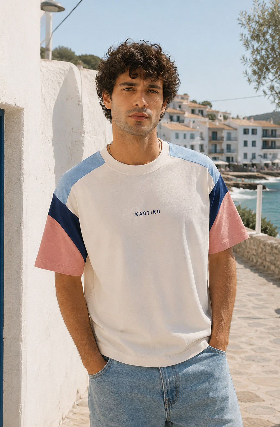 Camiseta Ottawa Ivory / Blue / Misty Rose