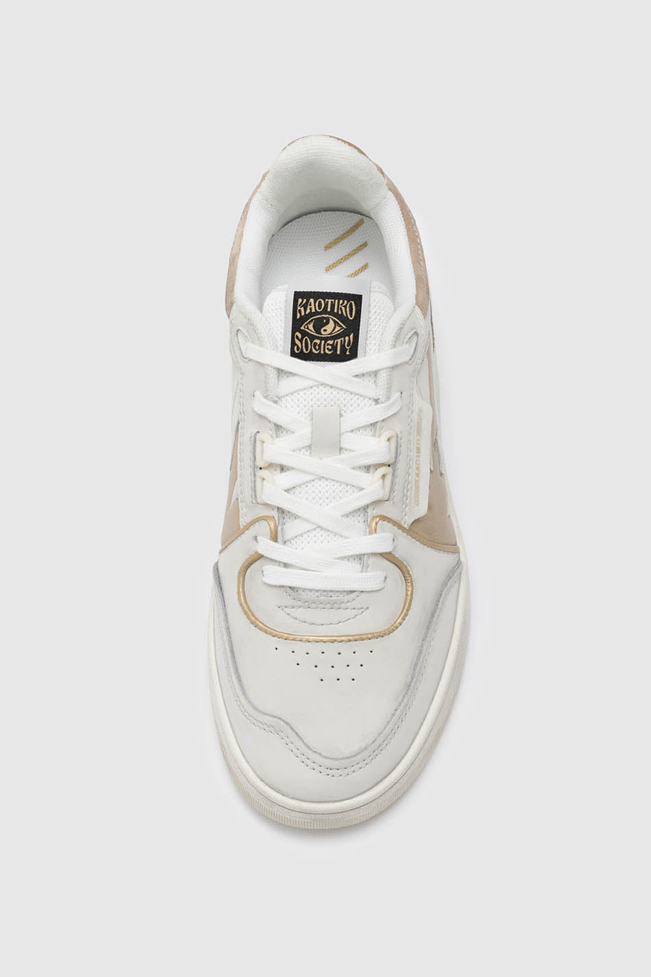 Zapatillas Kaotiko Boston Piping Metal Gold