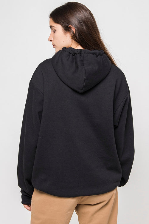 Sweatshirt schwarz mit Kapuze