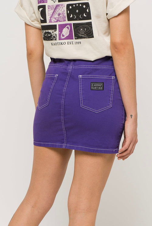 Lilac contras skirt