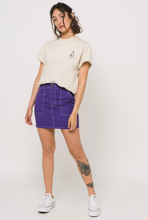 Lilac contras skirt