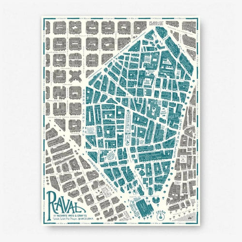 Barcelona-Raval Karte