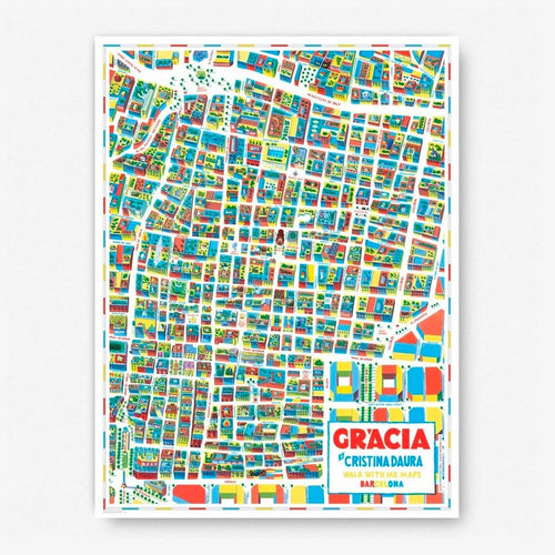 Barcelona-Gràcia Karte