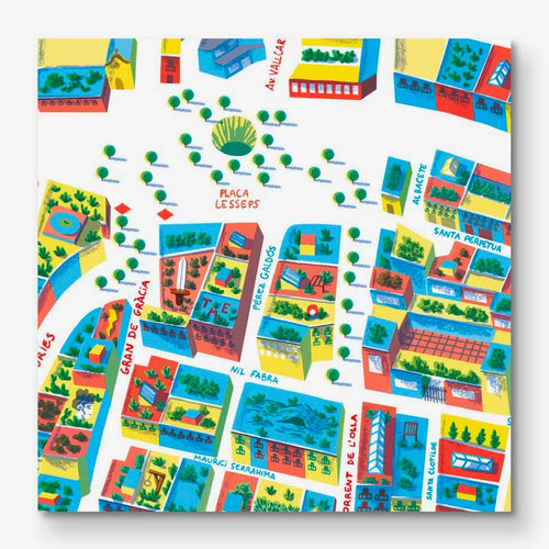 Barcelona-Gràcia Map