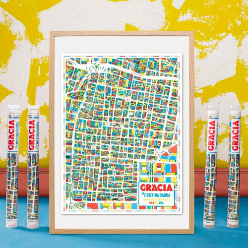 Barcelona-Gràcia Map