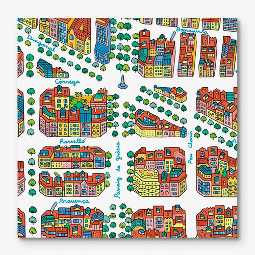 Barcelona-Eixample Karte