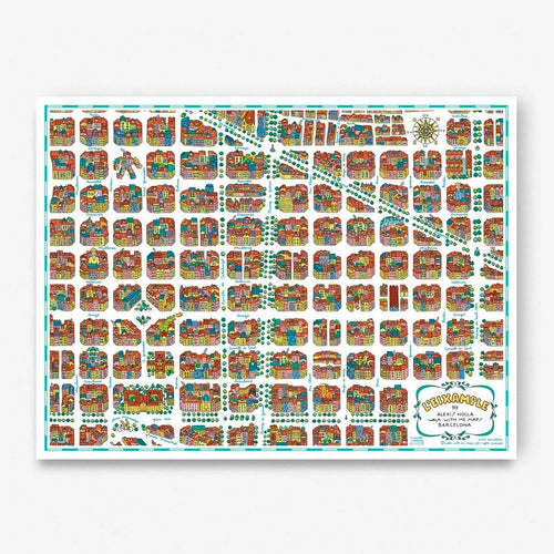 Barcelona-Eixample Karte