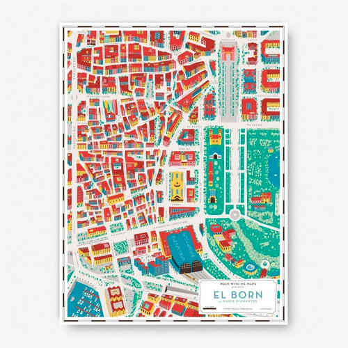 Barcelona-Born Map