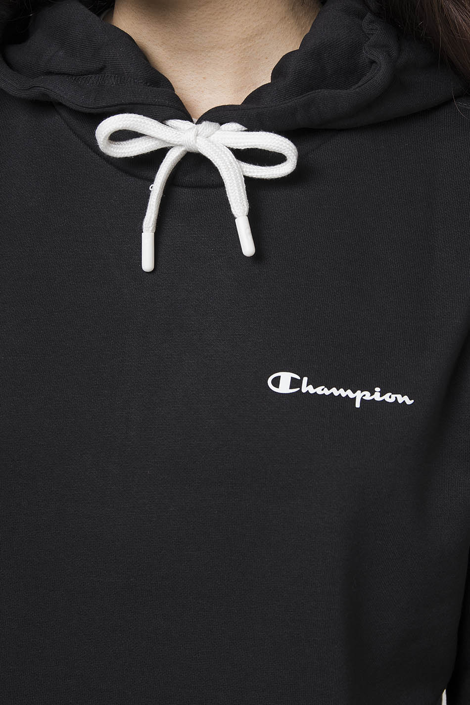 Sudadera capucha Champion Negra