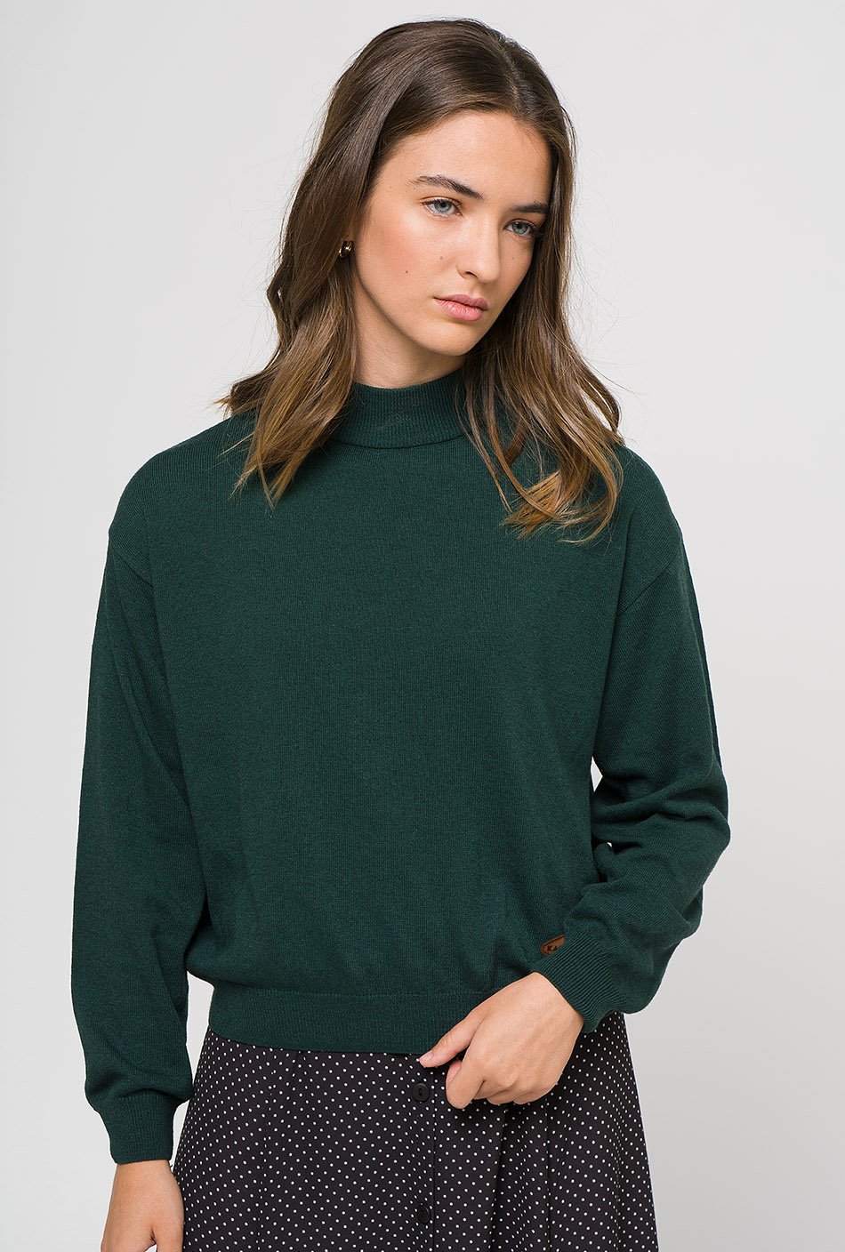 Perkins Soft Jade Knitted Sweater