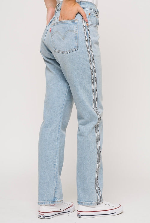Levi's 501 crop jeans denim