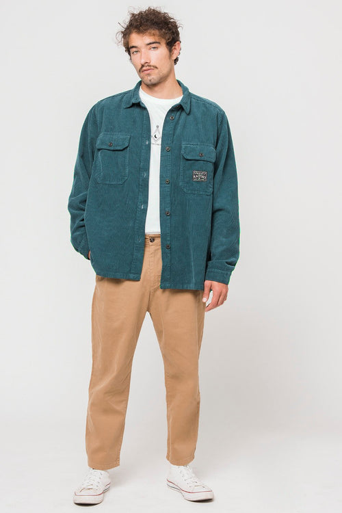 Corduroy Green Shirt