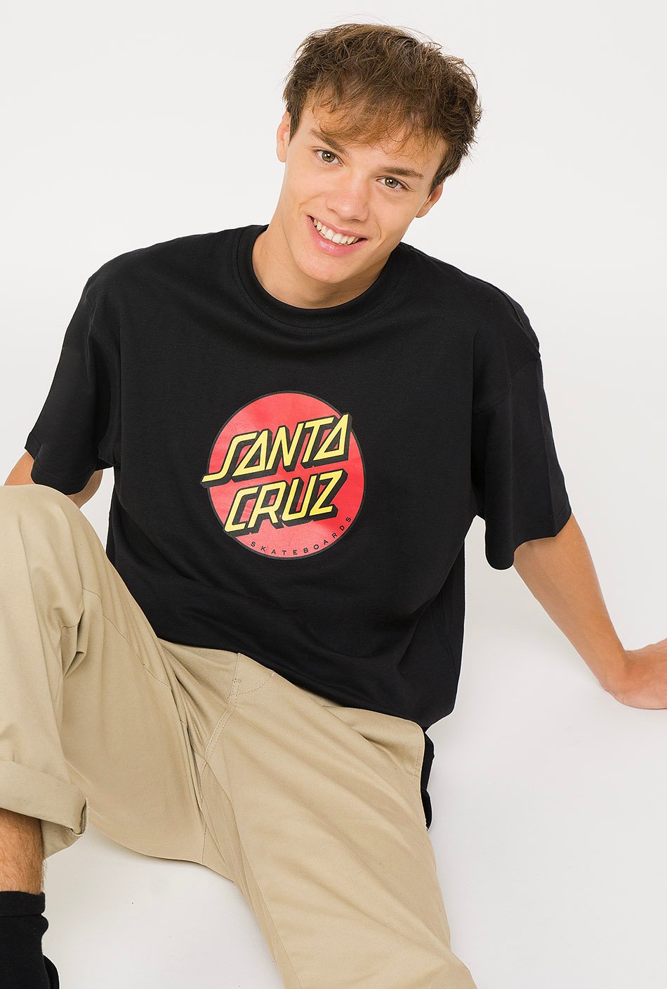 Camiseta Santa Cruz Dot Black