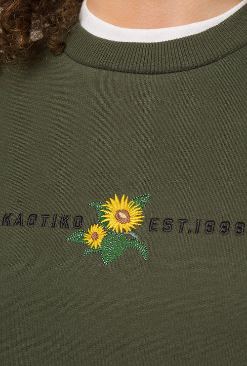 Sudadera Sunflower Verde