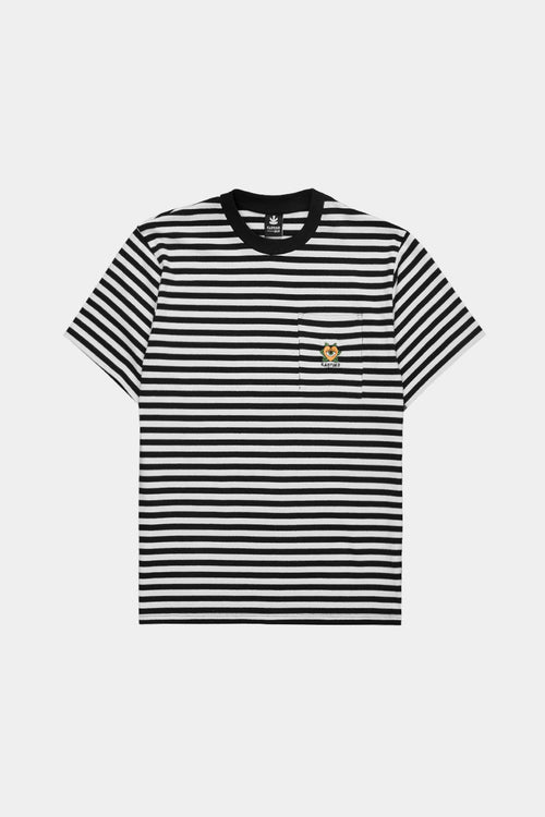 Black Heart Striped T-Shirt