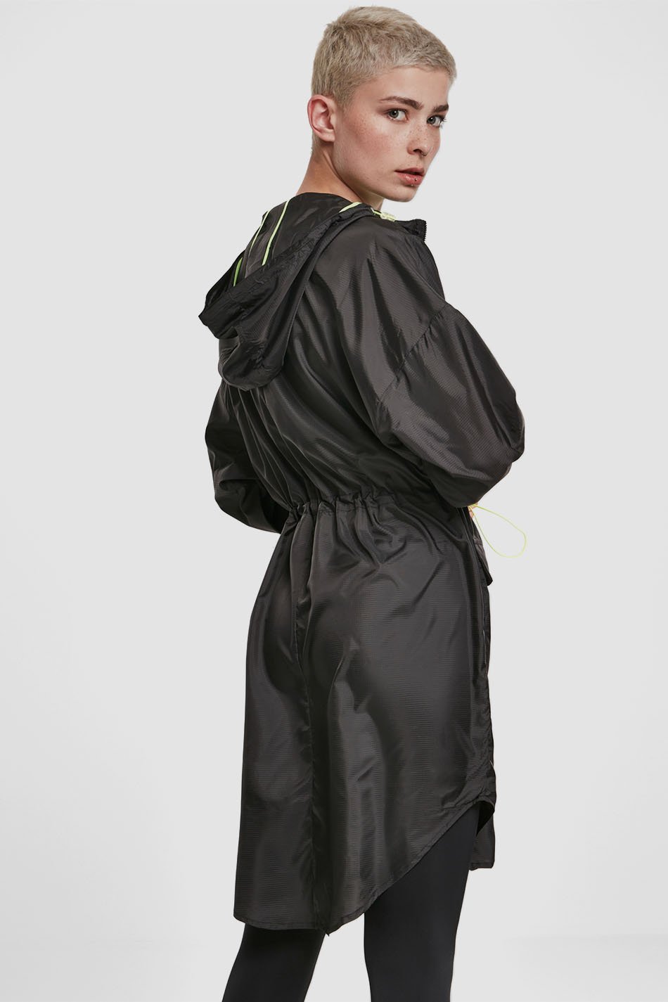 Urban Classics Transparent Light Black Jacket