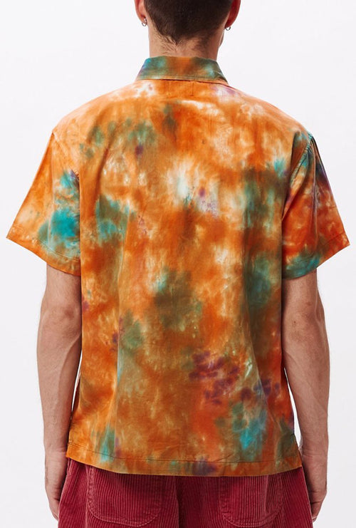 Obey Drops Shirt Orange Multi