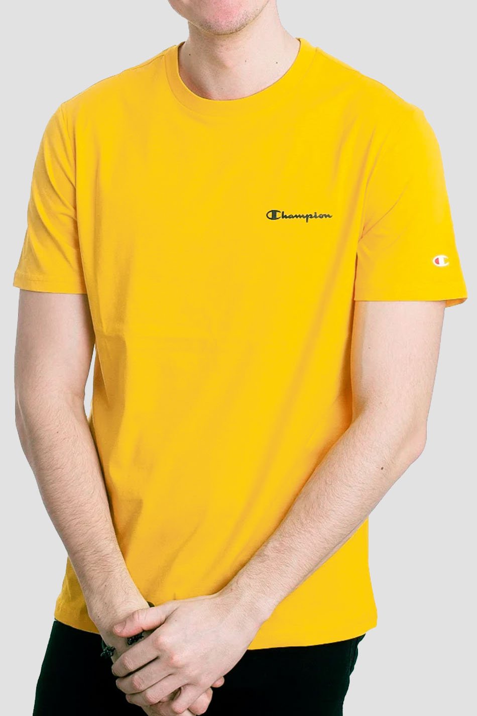 Mustard Champion American Classics T-shirt