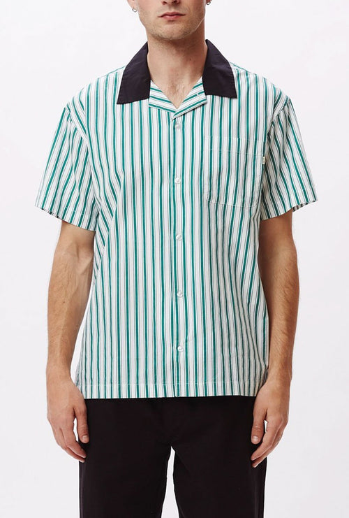 Obey Organic Woven Striped Shirt