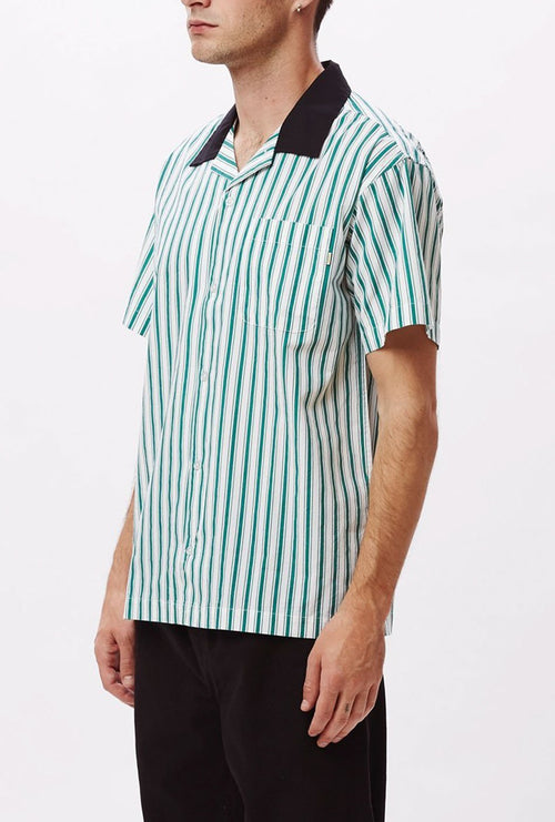 Obey Organic Woven Striped Shirt