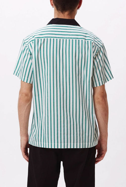 Obey Organic Woven Striped Shirt