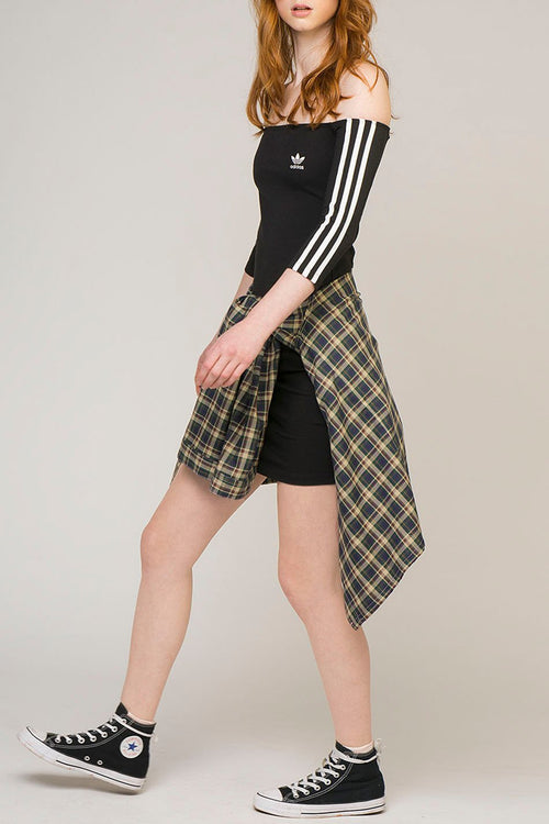 Adidas Off-the-Shoulder Dress Noir