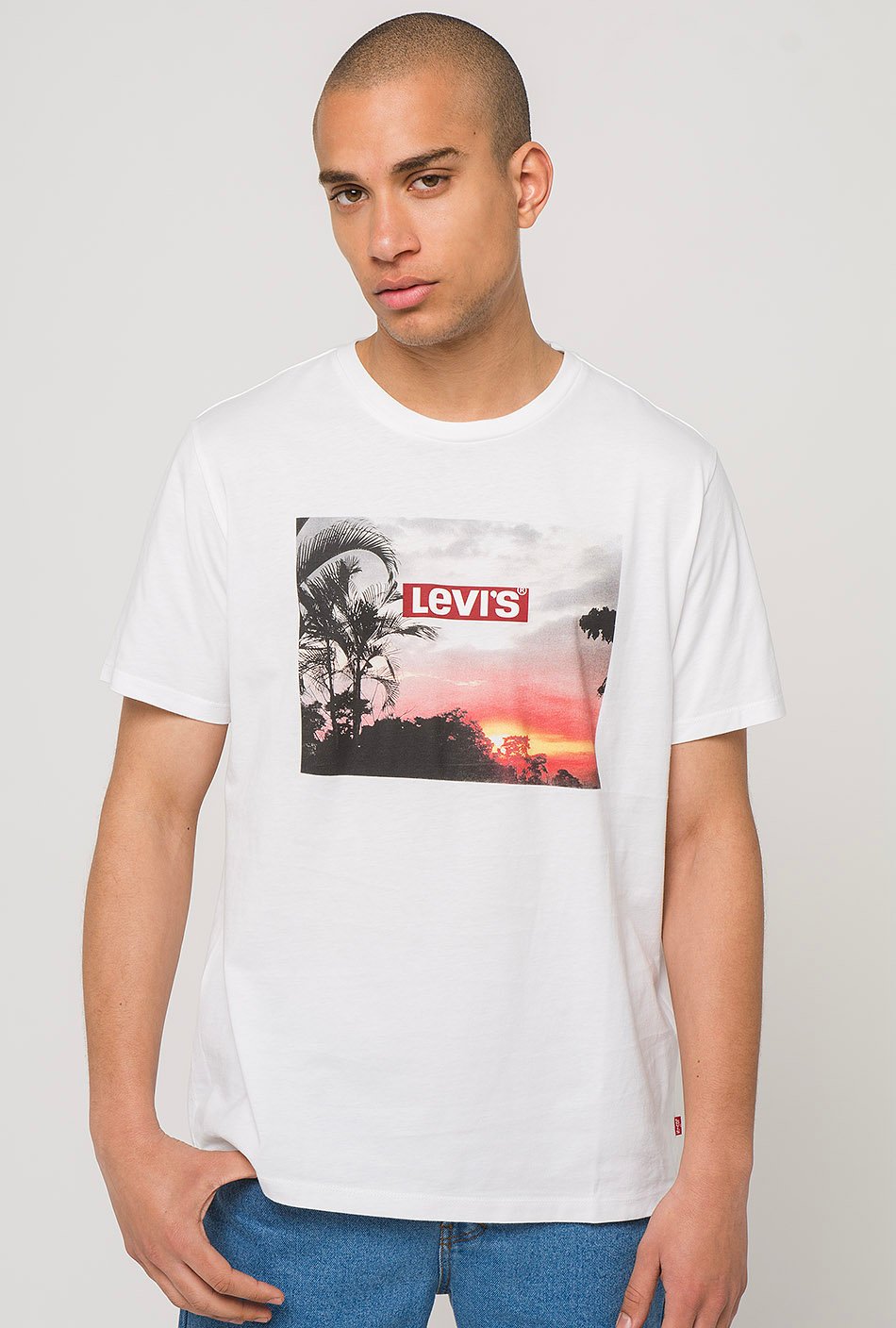 Levi's Graphic Tee Set in White