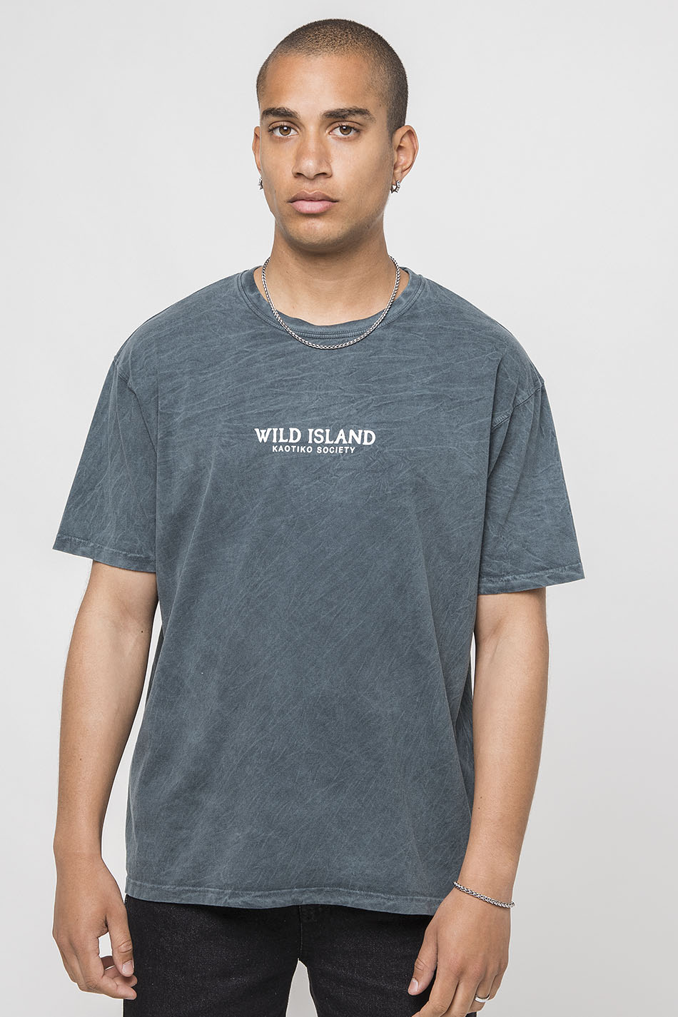 Washed Wild Island Green T-shirt