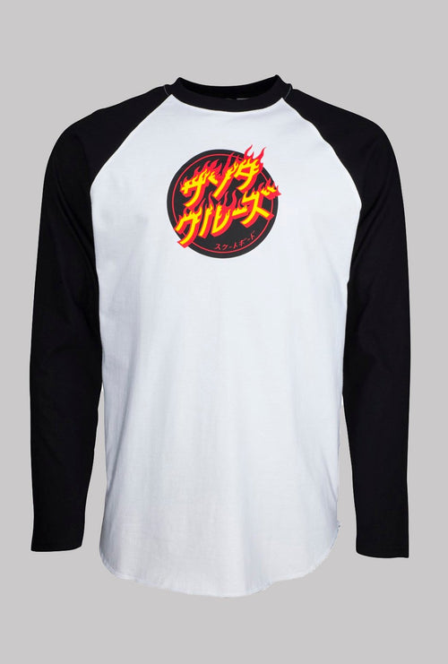 Santa Cruz Flaming Japanese Dot T-Shirt