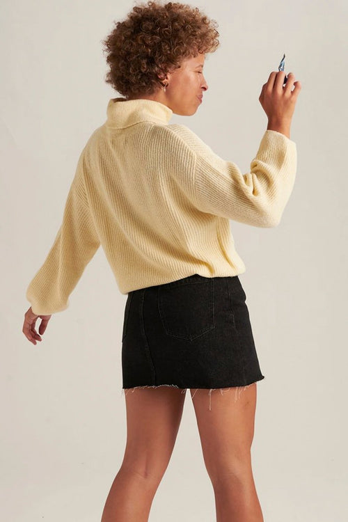 24 Colours Light Yellow Sweater