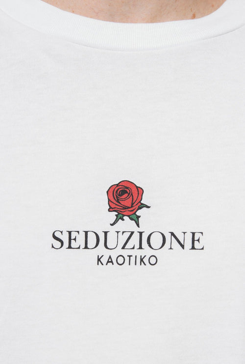Camiseta Kaotiko Venus Rose blanco