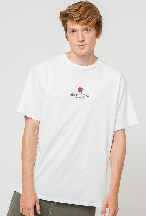 Camiseta Kaotiko Venus Rose blanco