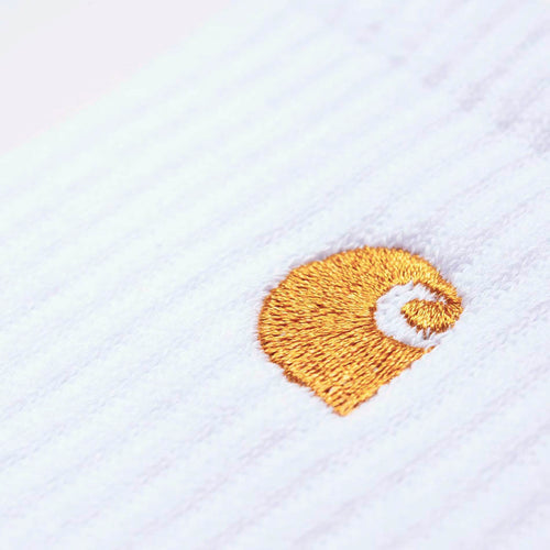 Calcetines Carhartt WIP Chase White/Gold