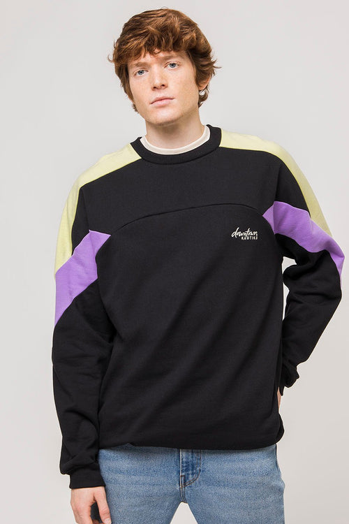 Seth Black/ Purple Sweatshirt