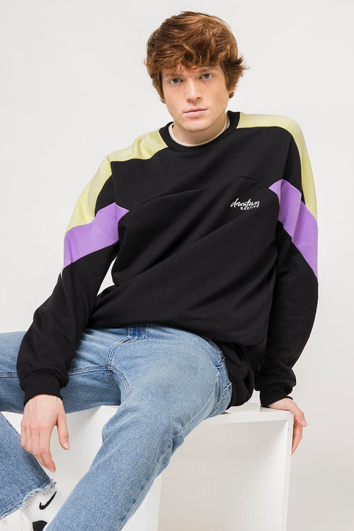 Seth Black/ Purple Sweatshirt