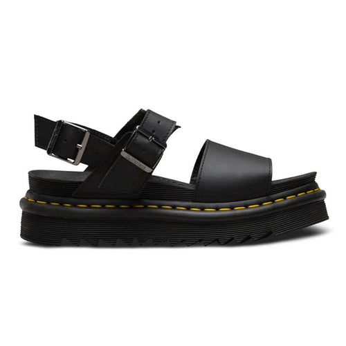 Dr Martens Voos leather black sandals