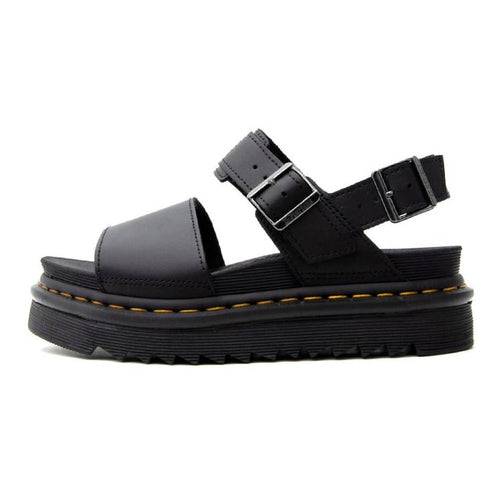 Dr Martens Voos leather black sandals