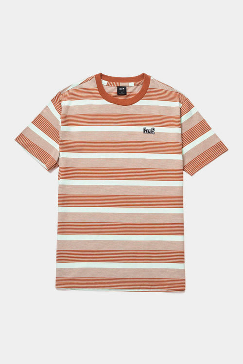 Huf with stripes Barkley Brown T-shirt