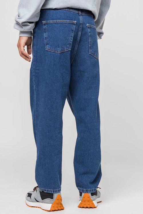 Regular Denim Cropped Jeans