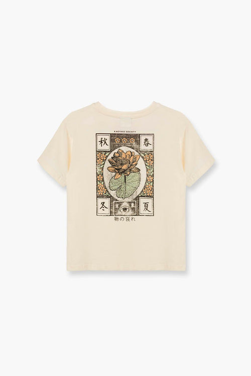 T-Shirt Lotus Elfenbein